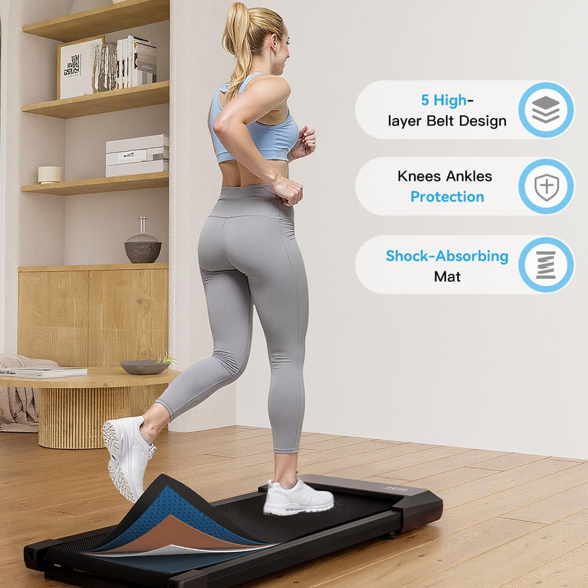 STRIDE-HAUS FitPro 2.0™ The #1 Walking Pad Treadmill